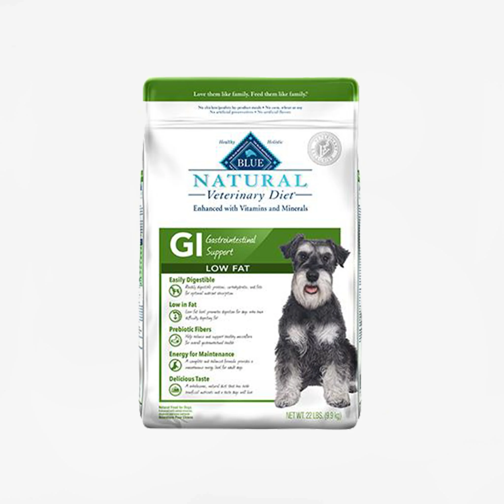 Blue Buffalo Natural Veterinary Diet GI Low Fat Gastrointestinal Support for Dogs - Dry - Image 2
