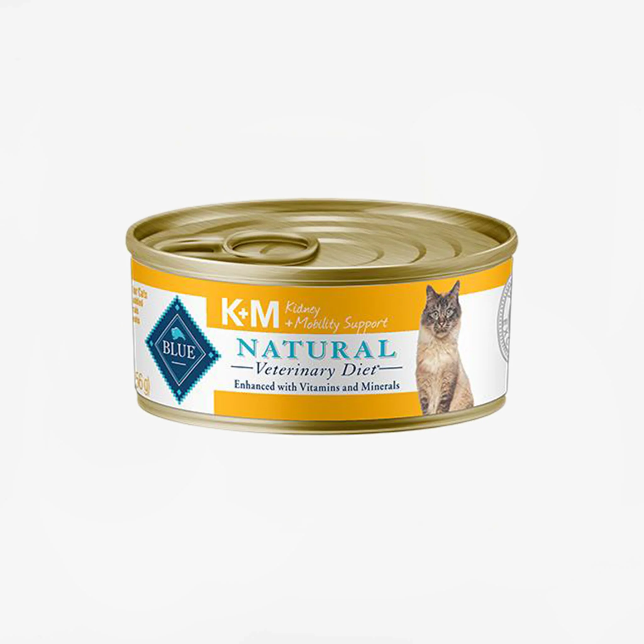 Blue Buffalo Natural Veterinary Diet K+M Kidney + Mobility Support For Cats - Canned