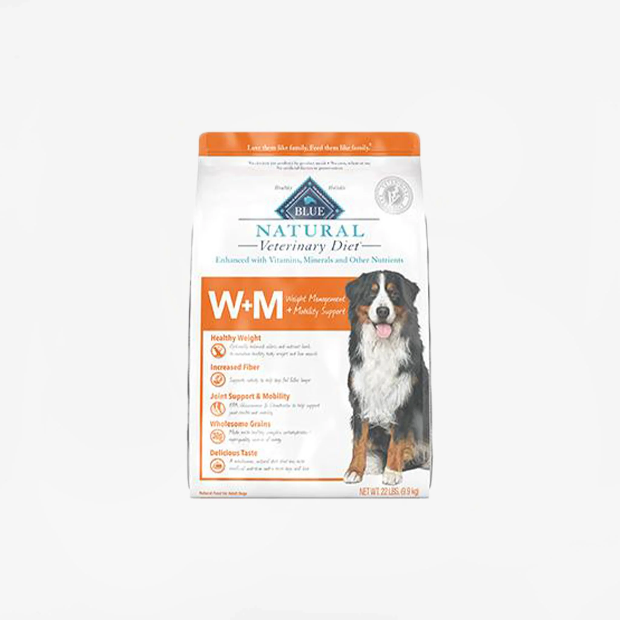 Blue Buffalo Natural Veterinary Diet W+M Weight Management + Mobility Support for Dogs - Dry