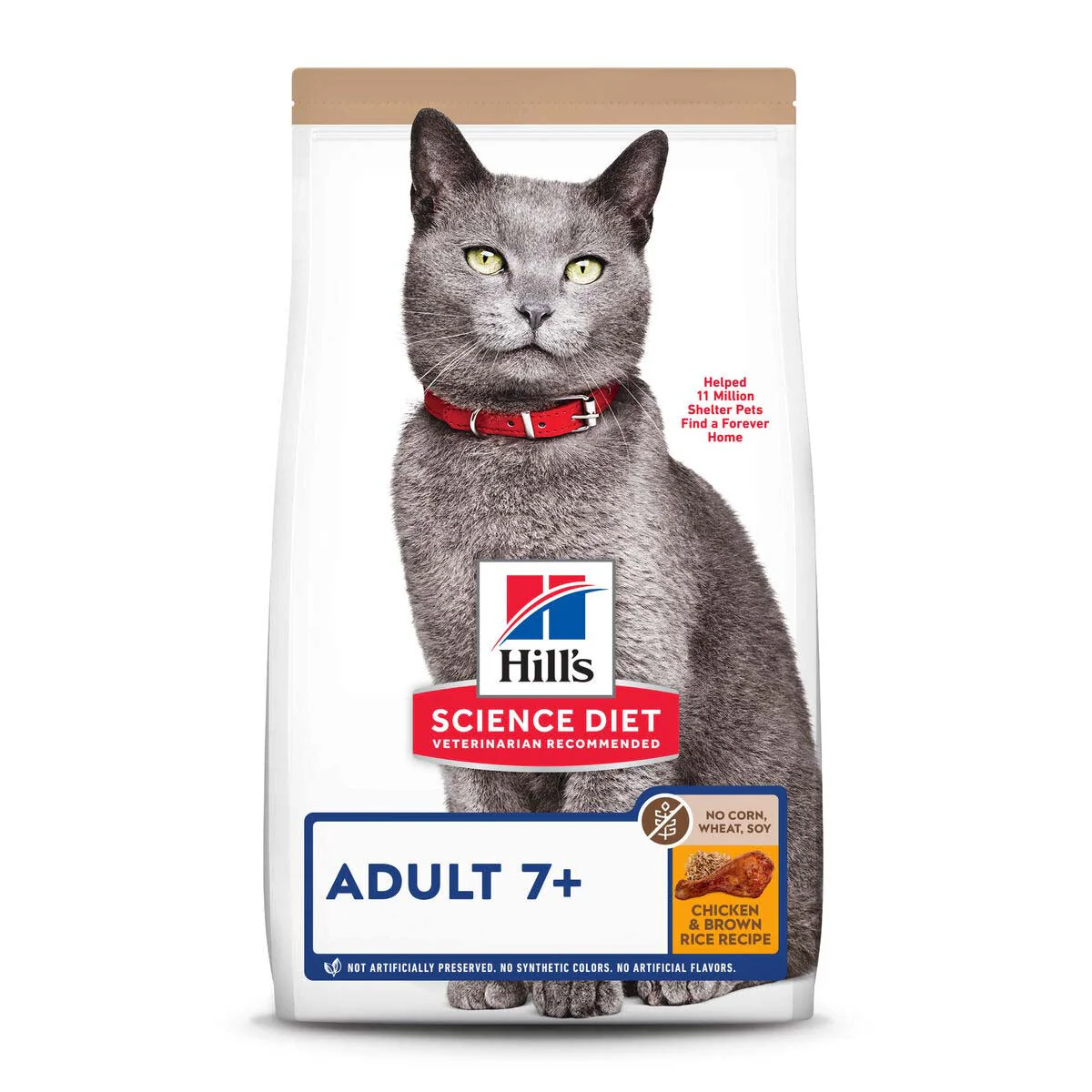 Hill's Science Diet No Corn Wheat or Soy Adult 7+ - Cat Food - Image 2