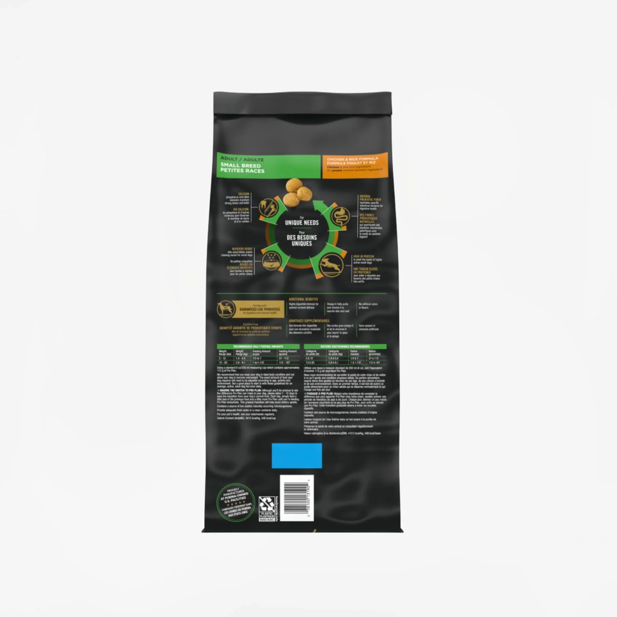 Purina Pro Plan Adult Small Breed Chicken and Rice Formula Dog Food - Image 2