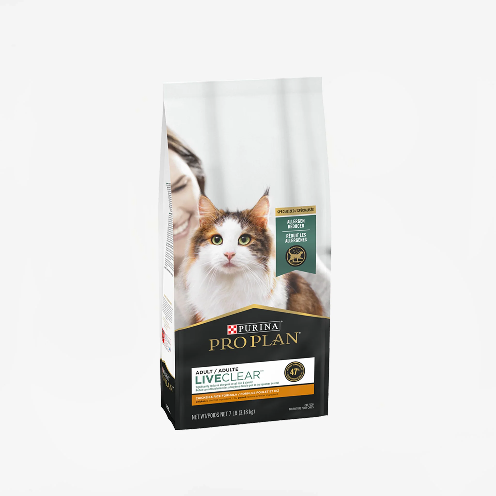 Purina Pro Plan LiveClear Adult Chicken & Rice Formula Cat Food