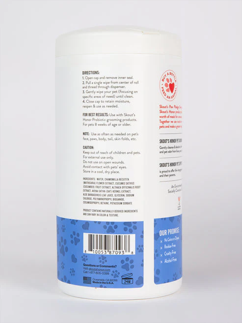 Skout's Honor Pet Grooming Wipes - Image 3